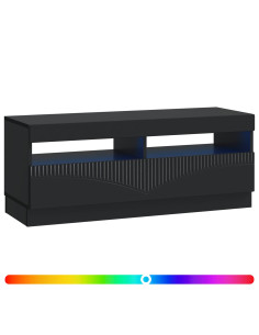 Mobile TV LED Nero Legno ingegnerizzato 2