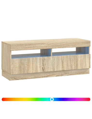 Mobile TV LED Rovere Sonoma Legno ingegnerizzato