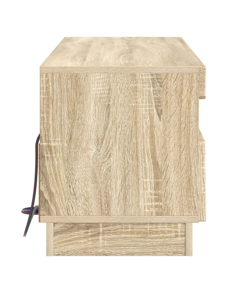 Mobile TV LED Rovere Sonoma Legno ingegnerizzato
