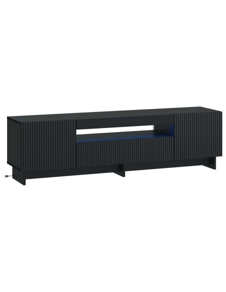 Mobile TV LED Nero Legno ingegnerizzato