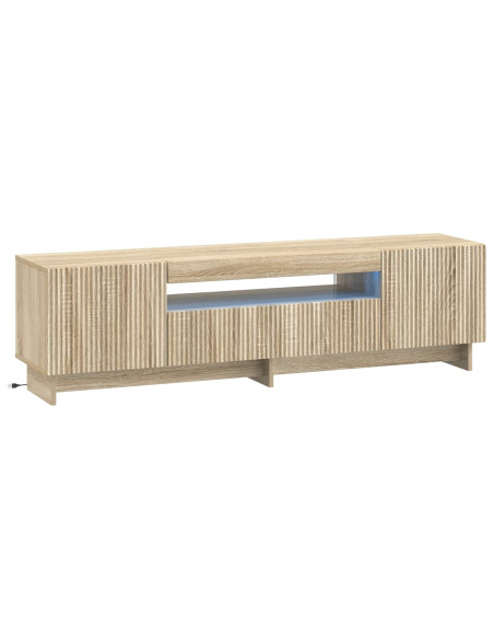 Mobile TV LED Rovere Sonoma Legno ingegnerizzato