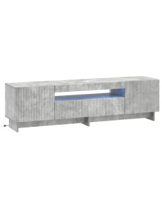 Mobile TV LED Grigio Cemento Legno ingegnerizzato