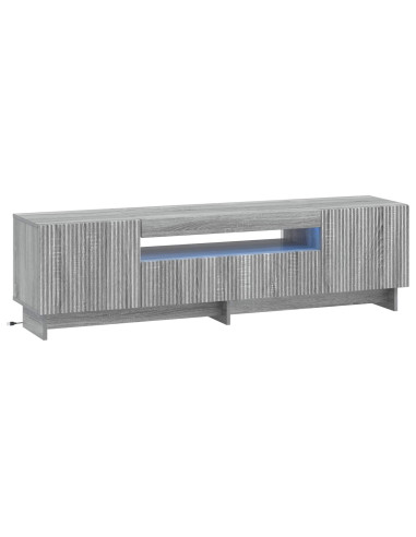 Mobile TV LED Sonoma grigio Legno ingegnerizzato