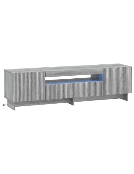 Mobile TV LED Sonoma grigio Legno ingegnerizzato
