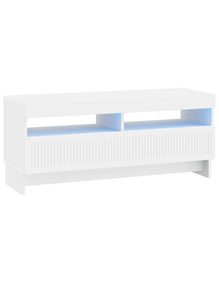 Mobile TV LED Bianco Legno ingegnerizzato