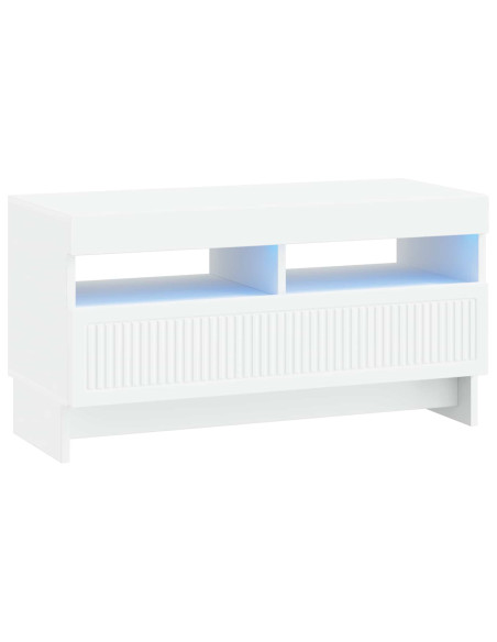 Mobile TV LED Bianco Legno ingegnerizzato