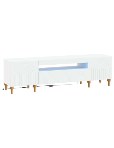 Mobile TV LED Bianco Legno ingegnerizzato
