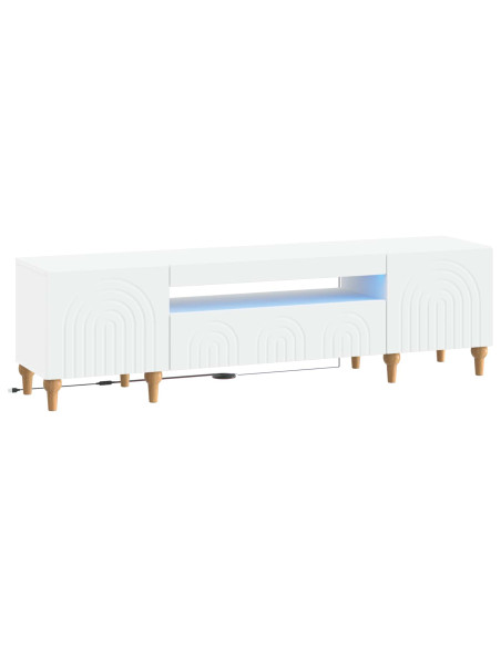 Mobile TV LED Bianco Legno ingegnerizzato