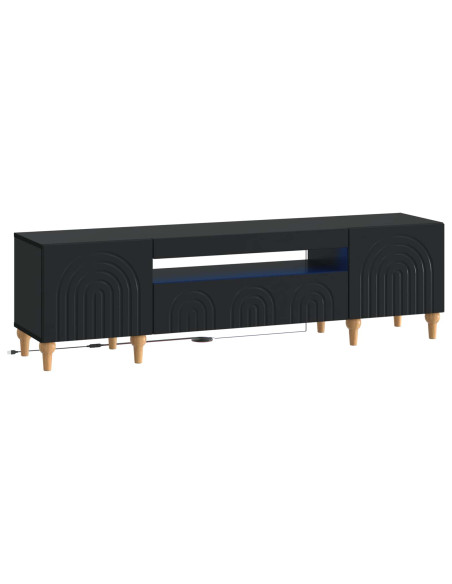 Mobile TV LED Nero Legno ingegnerizzato