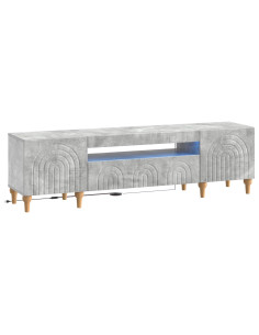 Mobile TV LED Grigio Cemento Legno ingegnerizzato