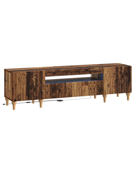 Mobile TV LED Legno antico Legno ingegnerizzato
