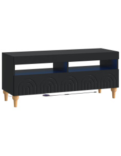 Mobile TV LED Nero Legno ingegnerizzato