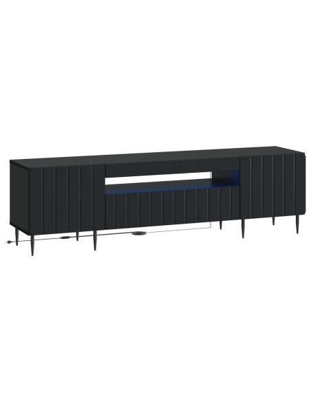 Mobile TV LED Nero Legno ingegnerizzato