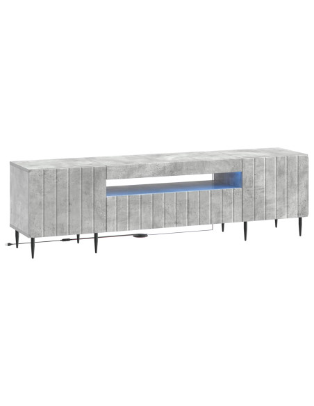 Mobile TV LED Grigio Cemento Legno ingegnerizzato