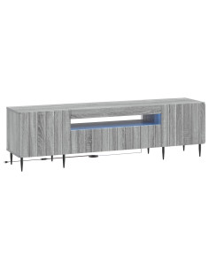 Mobile TV LED Sonoma grigio Legno ingegnerizzato