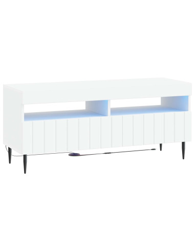 Mobile TV LED Bianco Legno ingegnerizzato