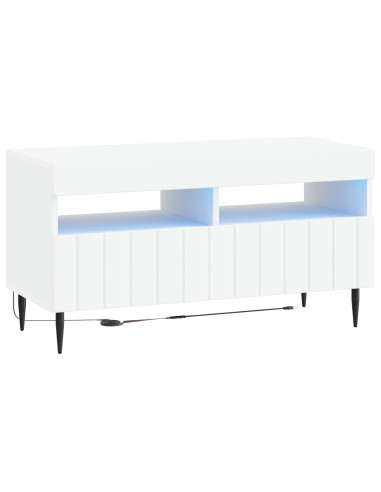 Mobile TV LED Bianco Legno ingegnerizzato