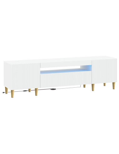 Mobile TV LED Bianco Legno ingegnerizzato