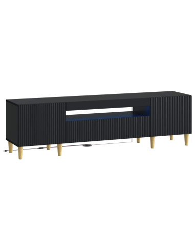 Mobile TV LED Nero Legno ingegnerizzato