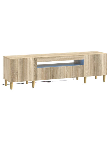 Mobile TV LED Rovere Sonoma Legno ingegnerizzato
