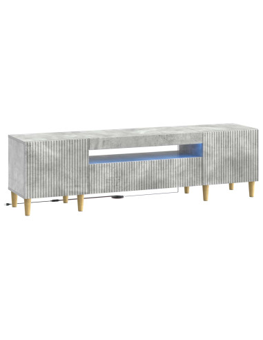 Mobile TV LED Grigio Cemento Legno ingegnerizzato