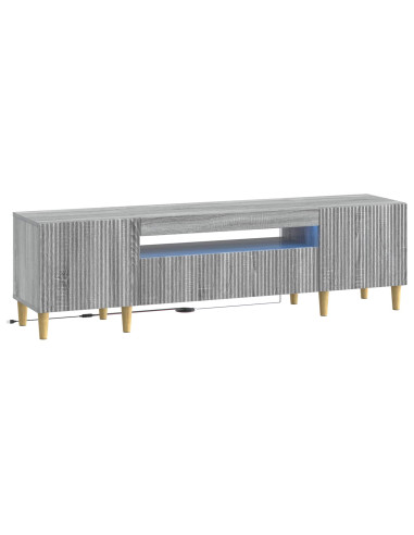 Mobile TV LED Sonoma grigio Legno ingegnerizzato