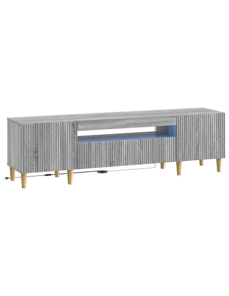 Mobile TV LED Sonoma grigio Legno ingegnerizzato