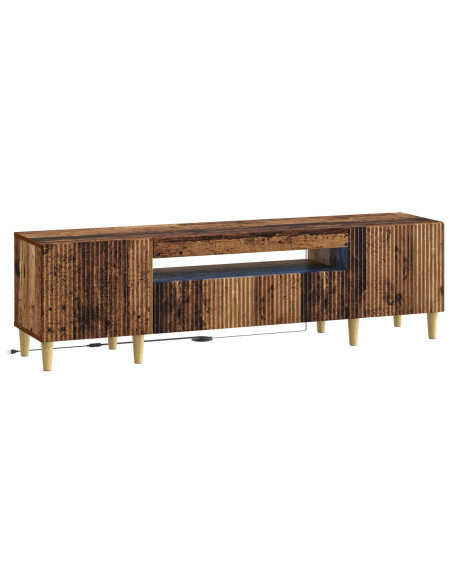 Mobile TV LED Legno antico Legno ingegnerizzato