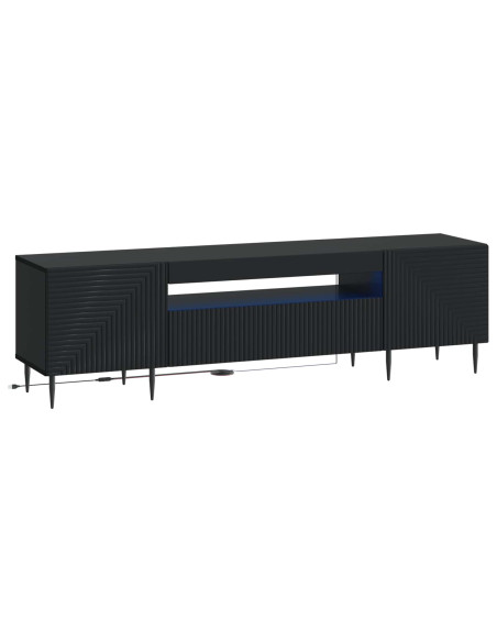 Mobile TV LED Nero Legno ingegnerizzato
