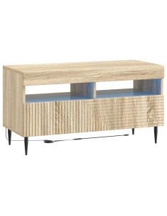 Mobile TV LED Rovere Sonoma Legno ingegnerizzato