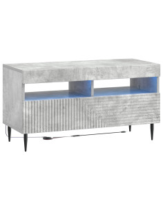 Mobile TV LED Grigio Cemento Legno ingegnerizzato