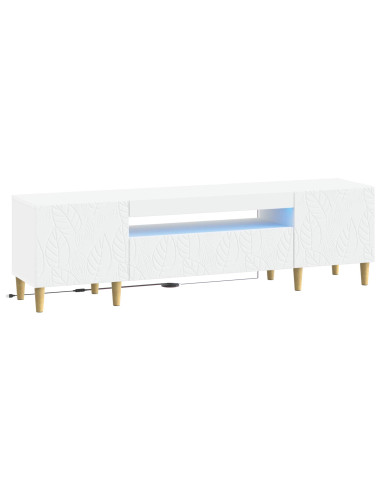 Mobile TV LED Bianco Legno ingegnerizzato
