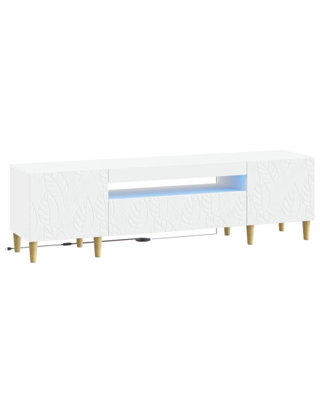Mobile TV LED Bianco Legno ingegnerizzato