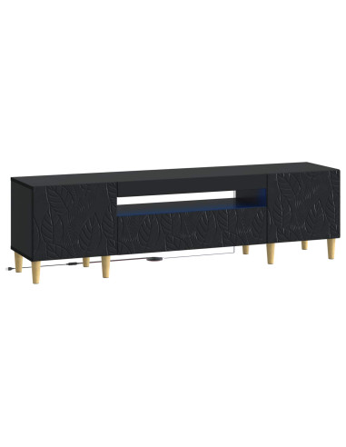 Mobile TV LED Nero Legno ingegnerizzato