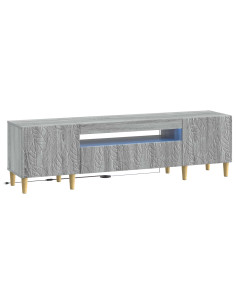 Mobile TV LED Sonoma grigio Legno ingegnerizzato