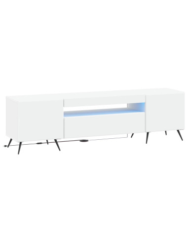 Mobile TV LED Bianco Legno ingegnerizzato