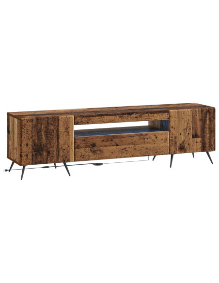 Mobile TV LED Legno antico Legno ingegnerizzato