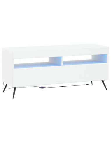 Mobile TV LED Bianco Legno ingegnerizzato