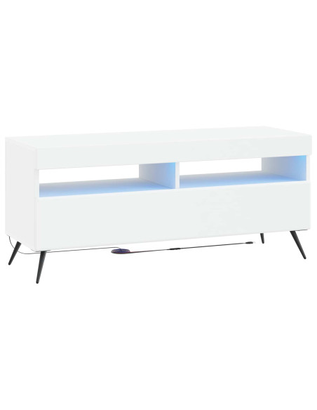 Mobile TV LED Bianco Legno ingegnerizzato