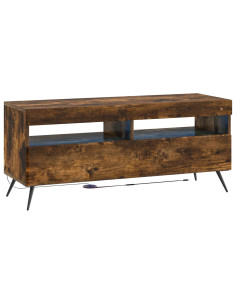Mobile TV LED Rovere Fumo Legno ingegnerizzato