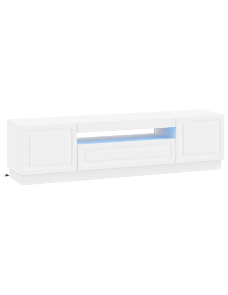 Mobile TV LED Bianco Legno ingegnerizzato