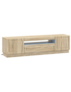 Mobile TV LED Rovere Sonoma Legno ingegnerizzato