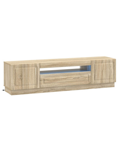 Mobile TV LED Rovere Sonoma Legno ingegnerizzato