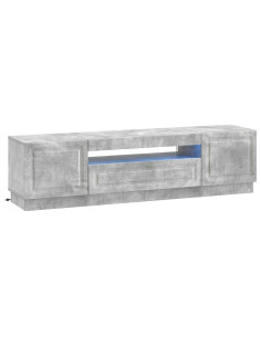 Mobile TV LED Grigio Cemento Legno ingegnerizzato