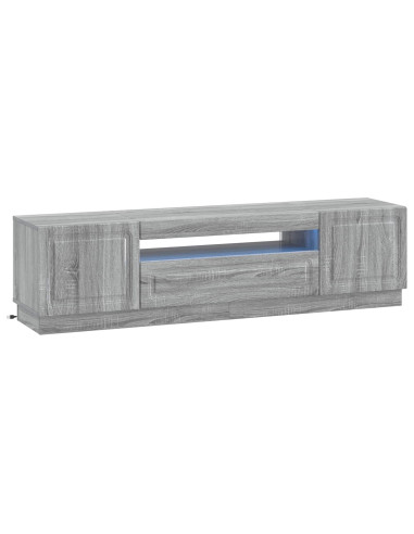Mobile TV LED Sonoma grigio Legno ingegnerizzato