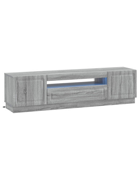 Mobile TV LED Sonoma grigio Legno ingegnerizzato