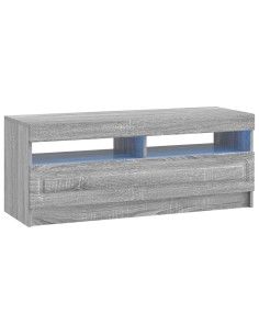 Mobile TV LED Sonoma grigio Legno ingegnerizzato