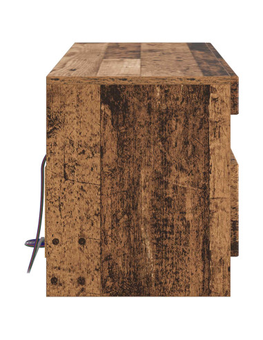 Mobile TV LED Legno antico Legno ingegnerizzato