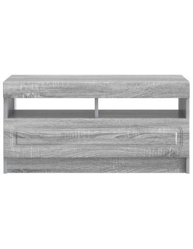 Mobile TV LED Sonoma grigio Legno ingegnerizzato