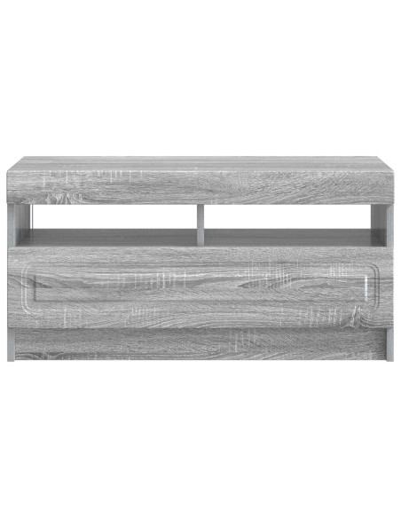 Mobile TV LED Sonoma grigio Legno ingegnerizzato